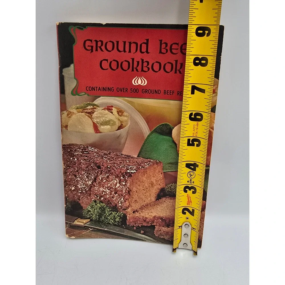 Favorite Recipes Press Ground Beef Cookbook 1967 Vintage‎ Red Good 500+ Recipes